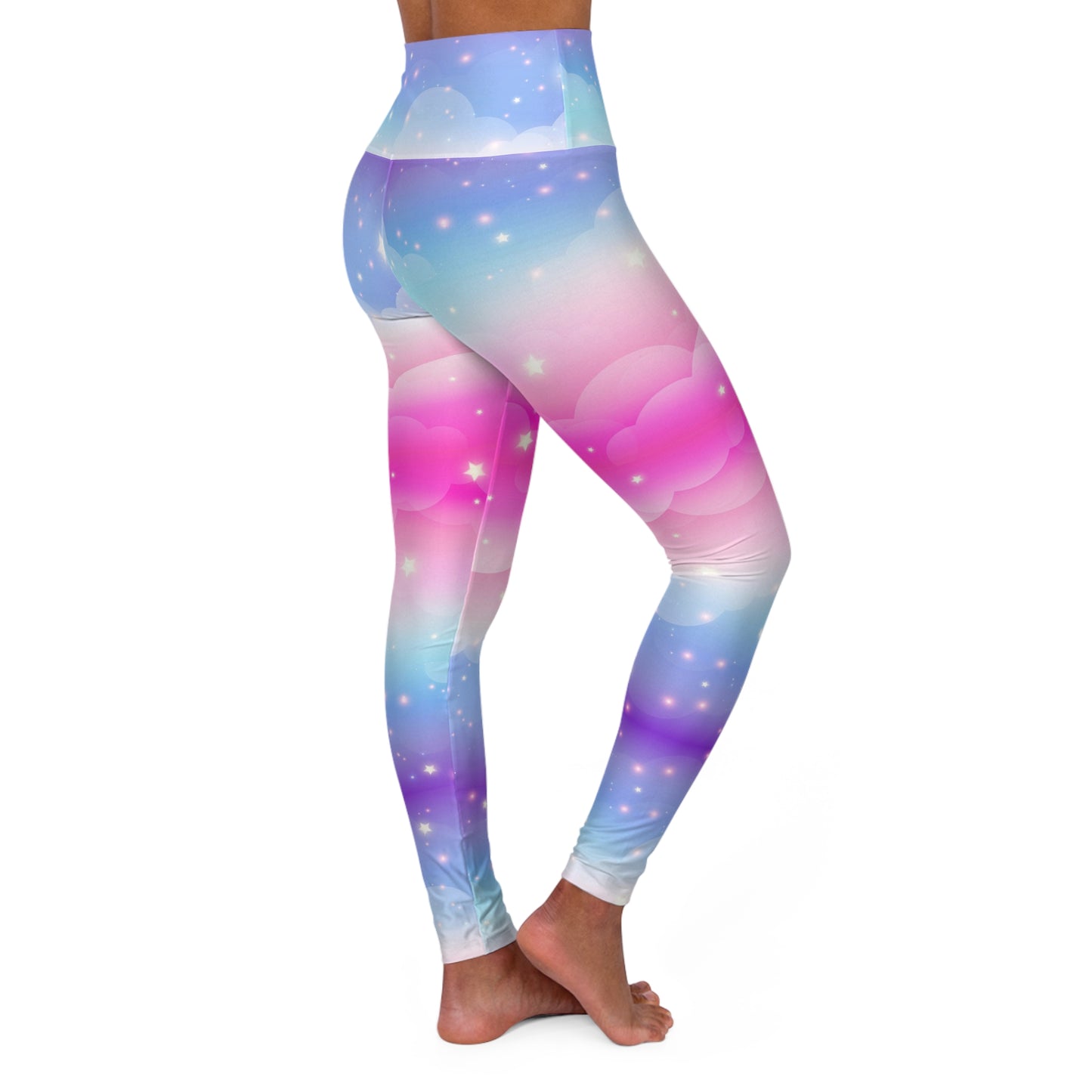 High Waisted Yoga Leggings (AOP)
