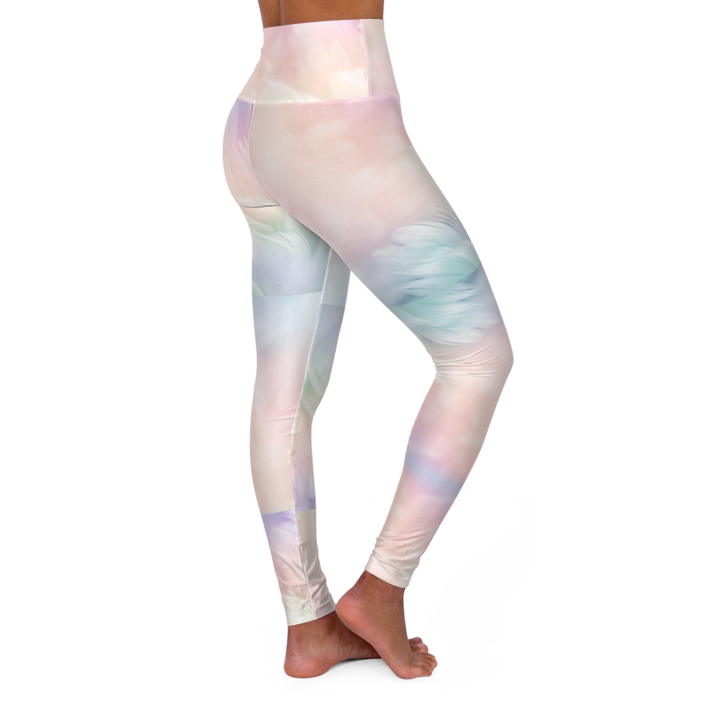 High Waisted Yoga Leggings (AOP)