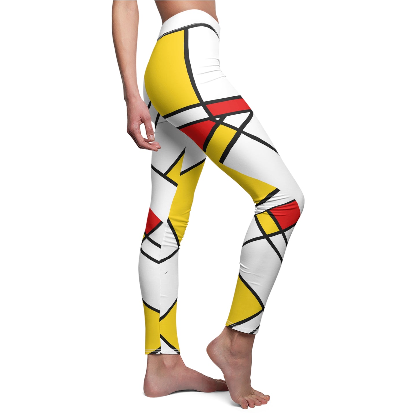 Women's Cut & Sew Casual Leggings (AOP)