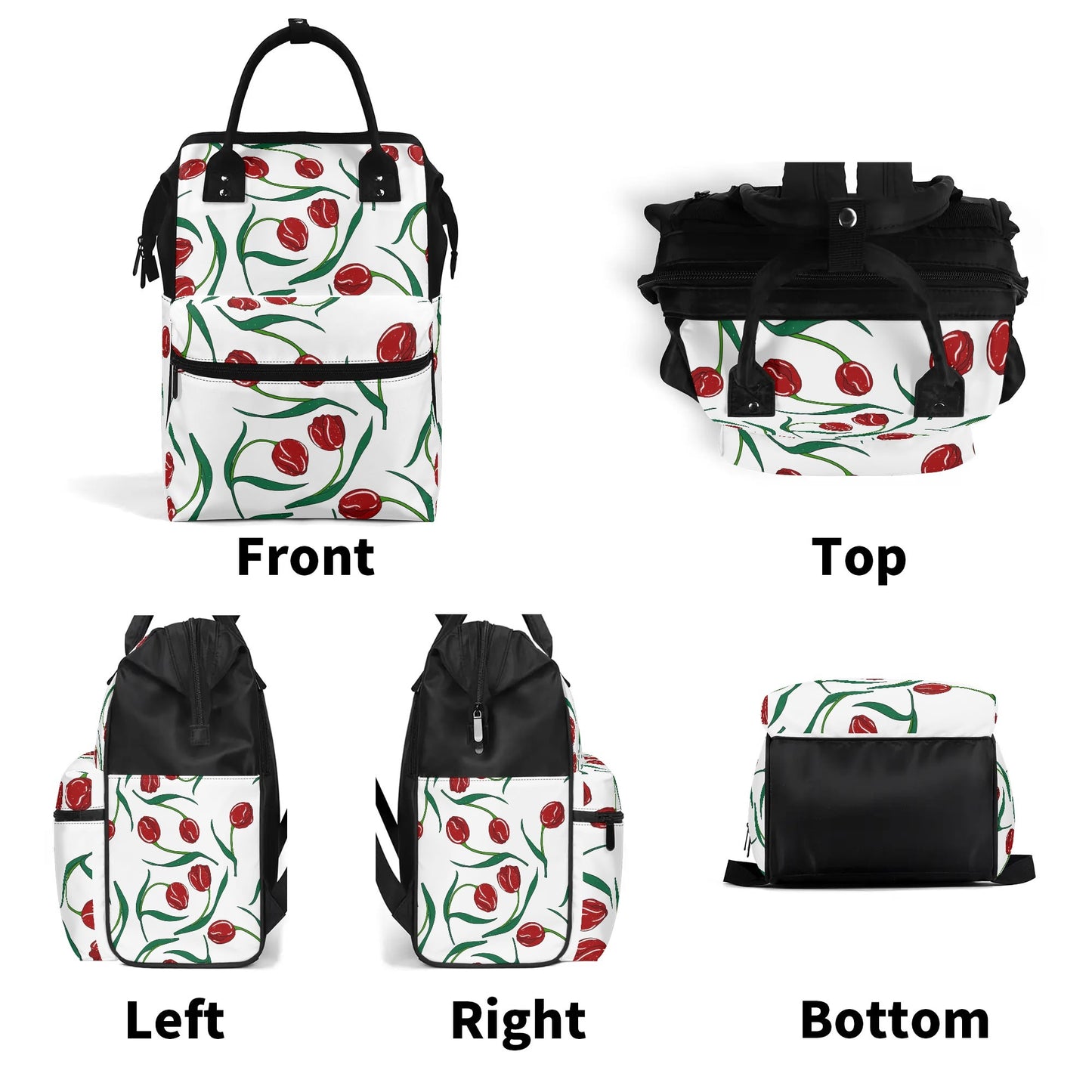 Large Capacity Diaper Bag Mummy Backpack Nursing Bag Duckbilled Backpack