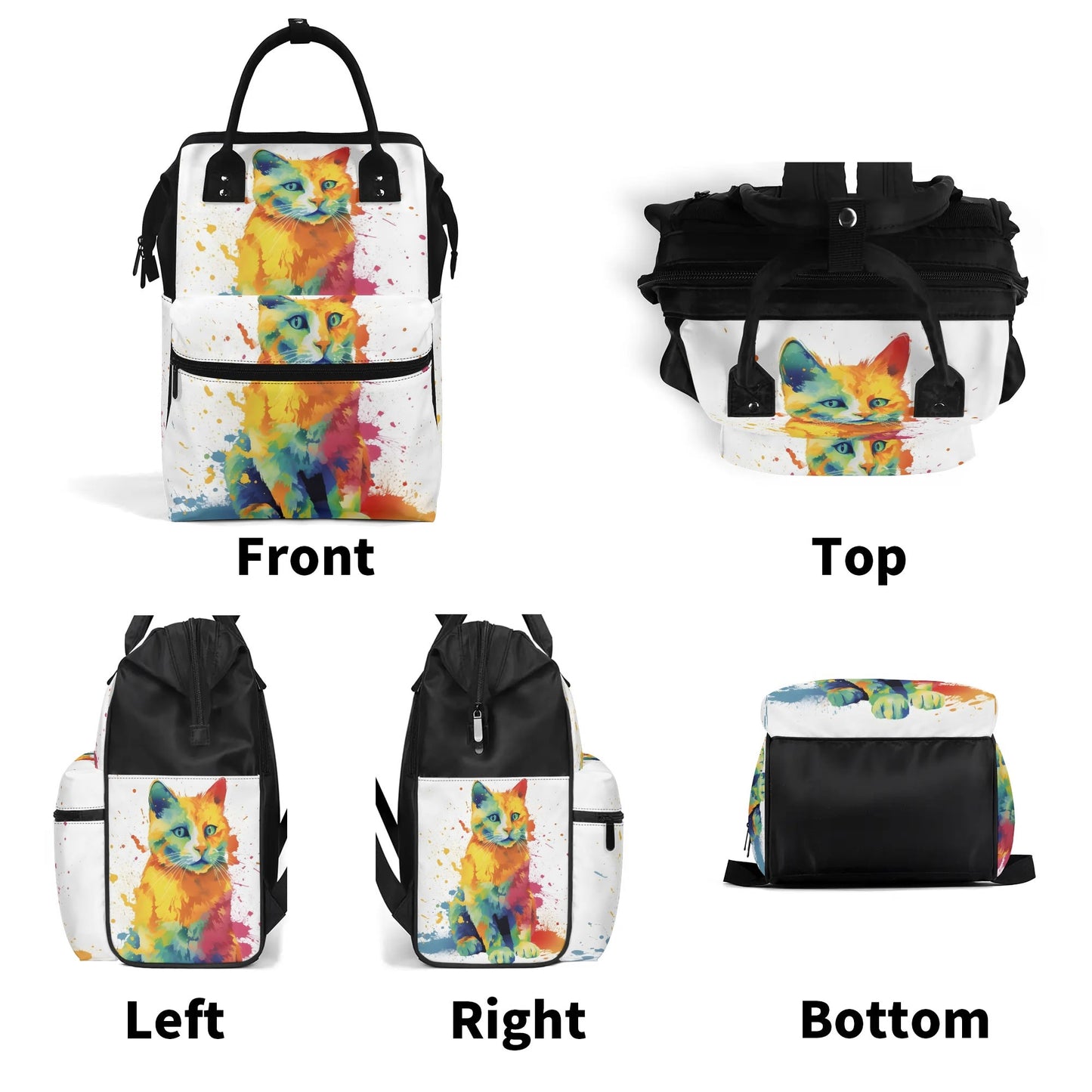 Large Capacity Diaper Bag Mummy Backpack Nursing Bag Duckbilled Backpack