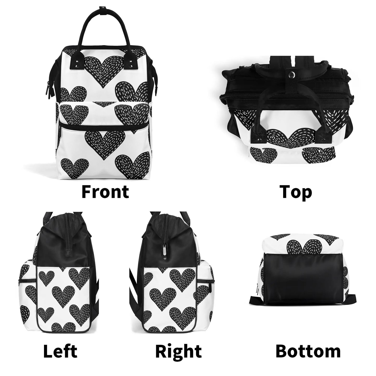 Large Capacity Diaper Bag Mummy Backpack Nursing Bag Duckbilled Backpack