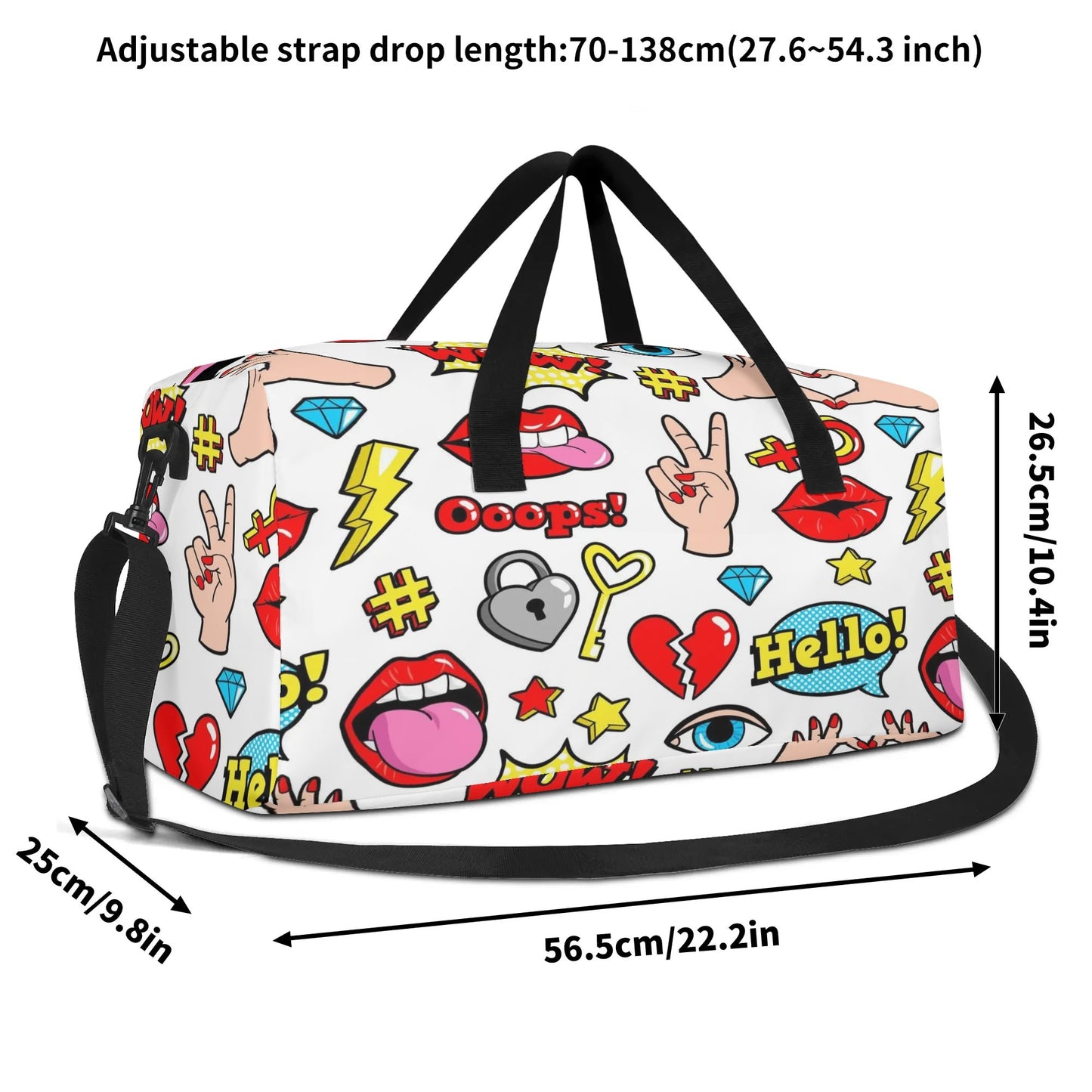 Minimalist Travel Duffel Bags Sport Gym Tote Bag