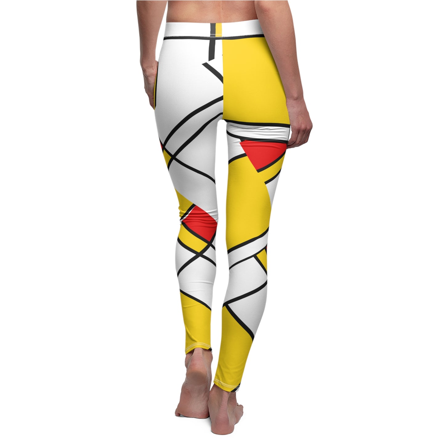 Women's Cut & Sew Casual Leggings (AOP)