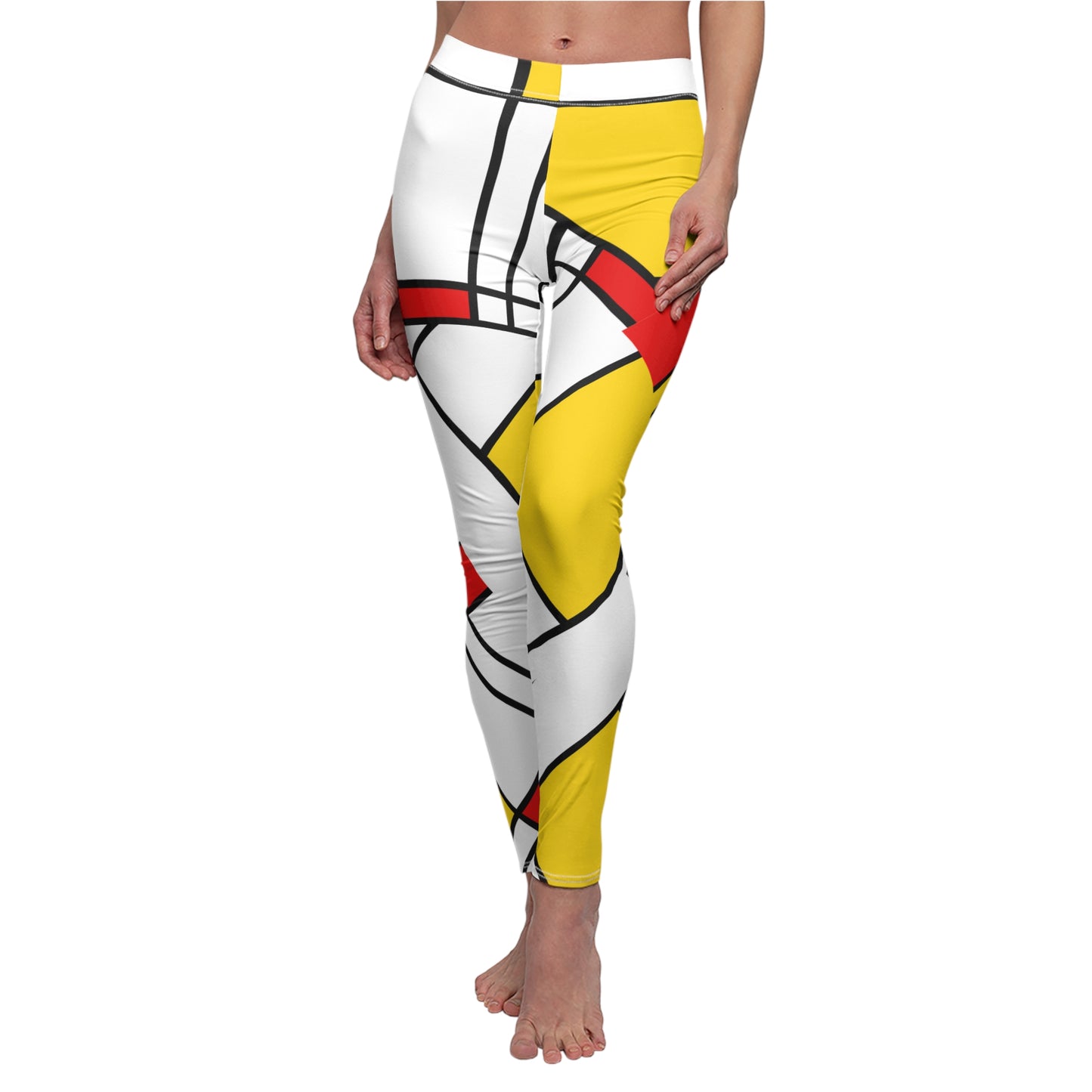 Women's Cut & Sew Casual Leggings (AOP)