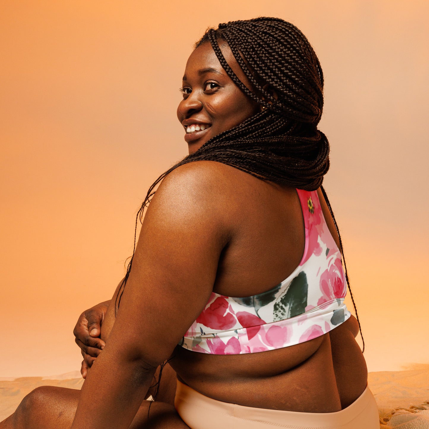 Longline sports bra