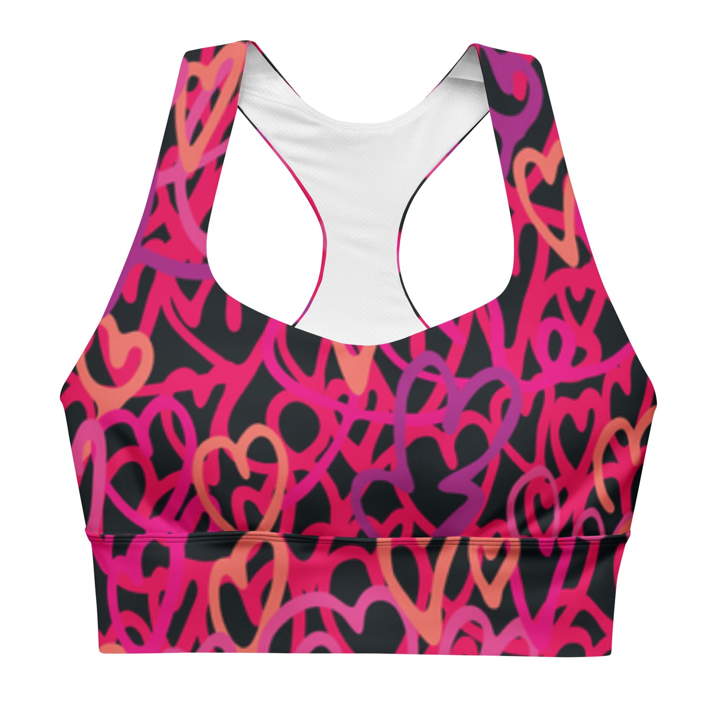 Longline sports bra