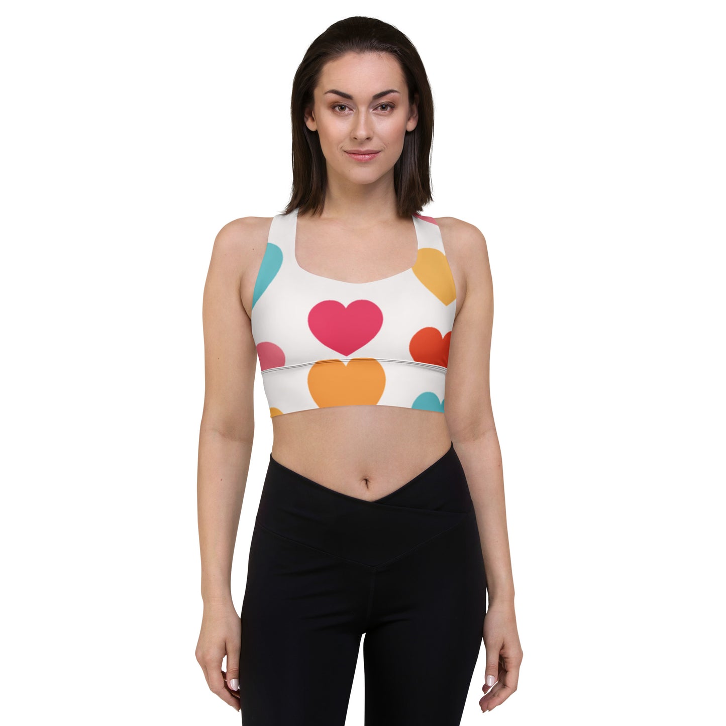 Longline sports bra