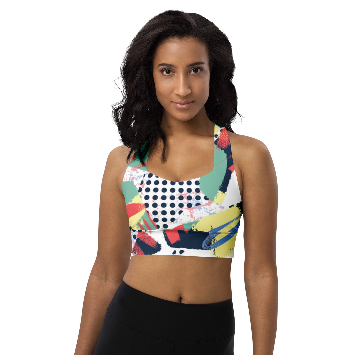 Longline sports bra
