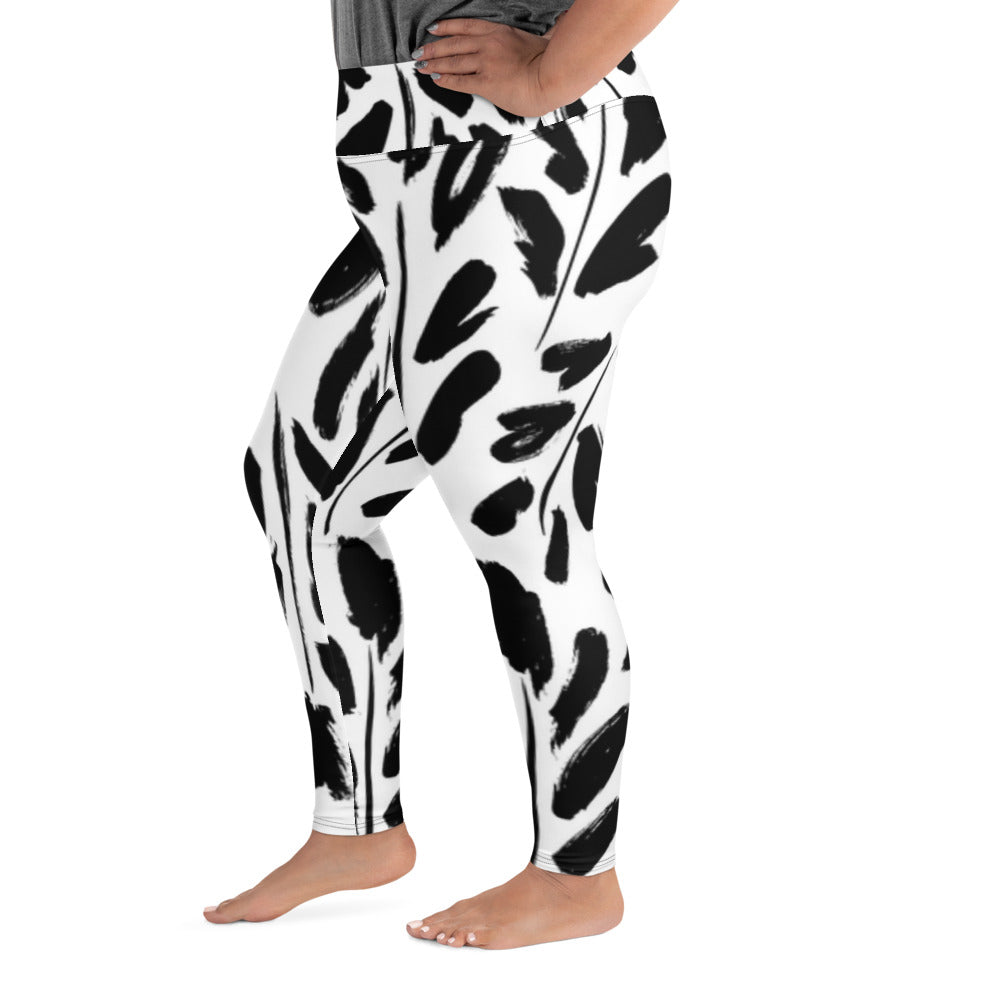 All-Over Print Plus Size Leggings