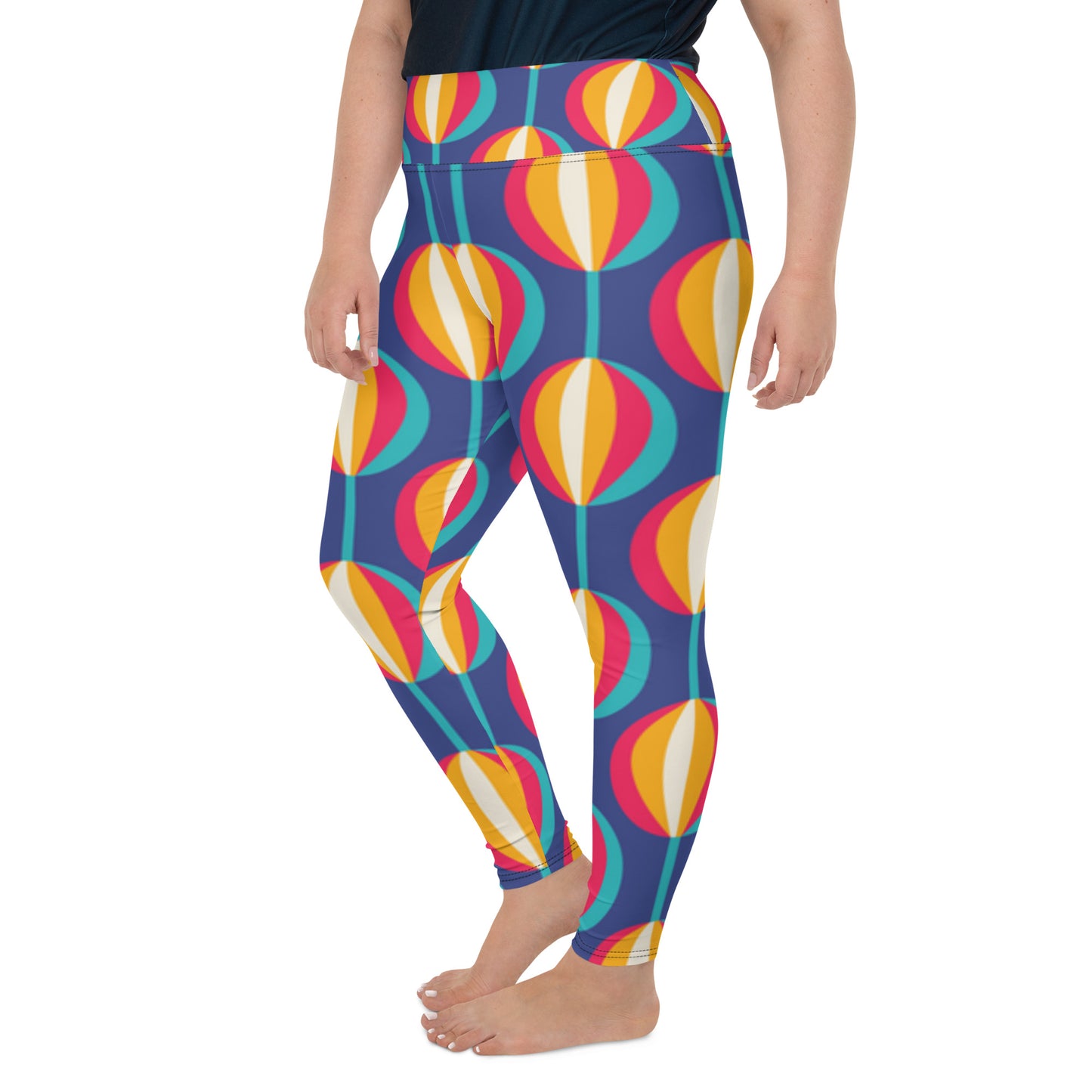 All-Over Print Plus Size Leggings