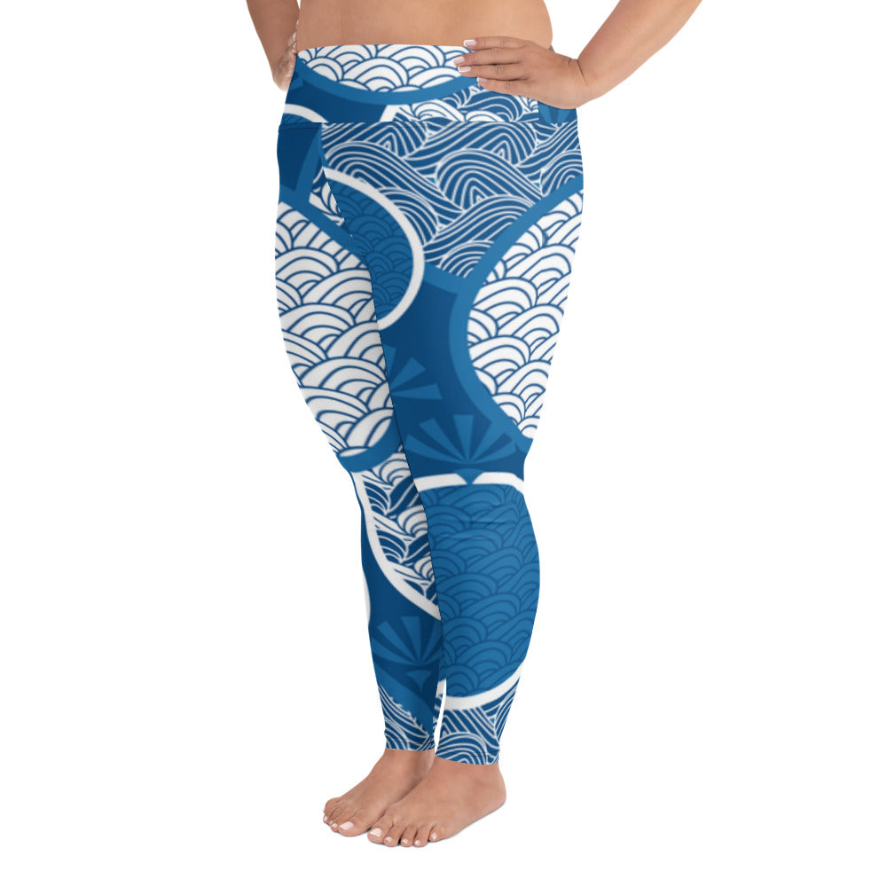 All-Over Print Plus Size Leggings