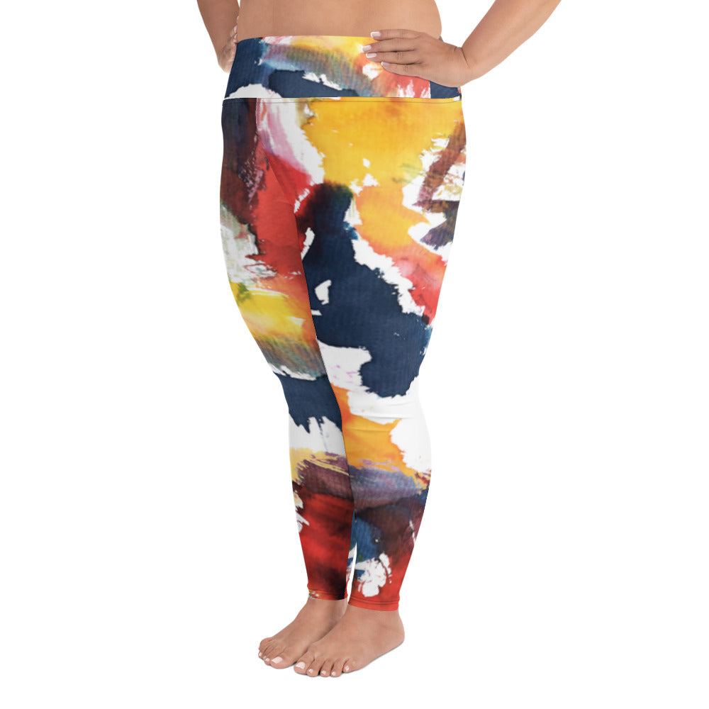 All-Over Print Plus Size Leggings