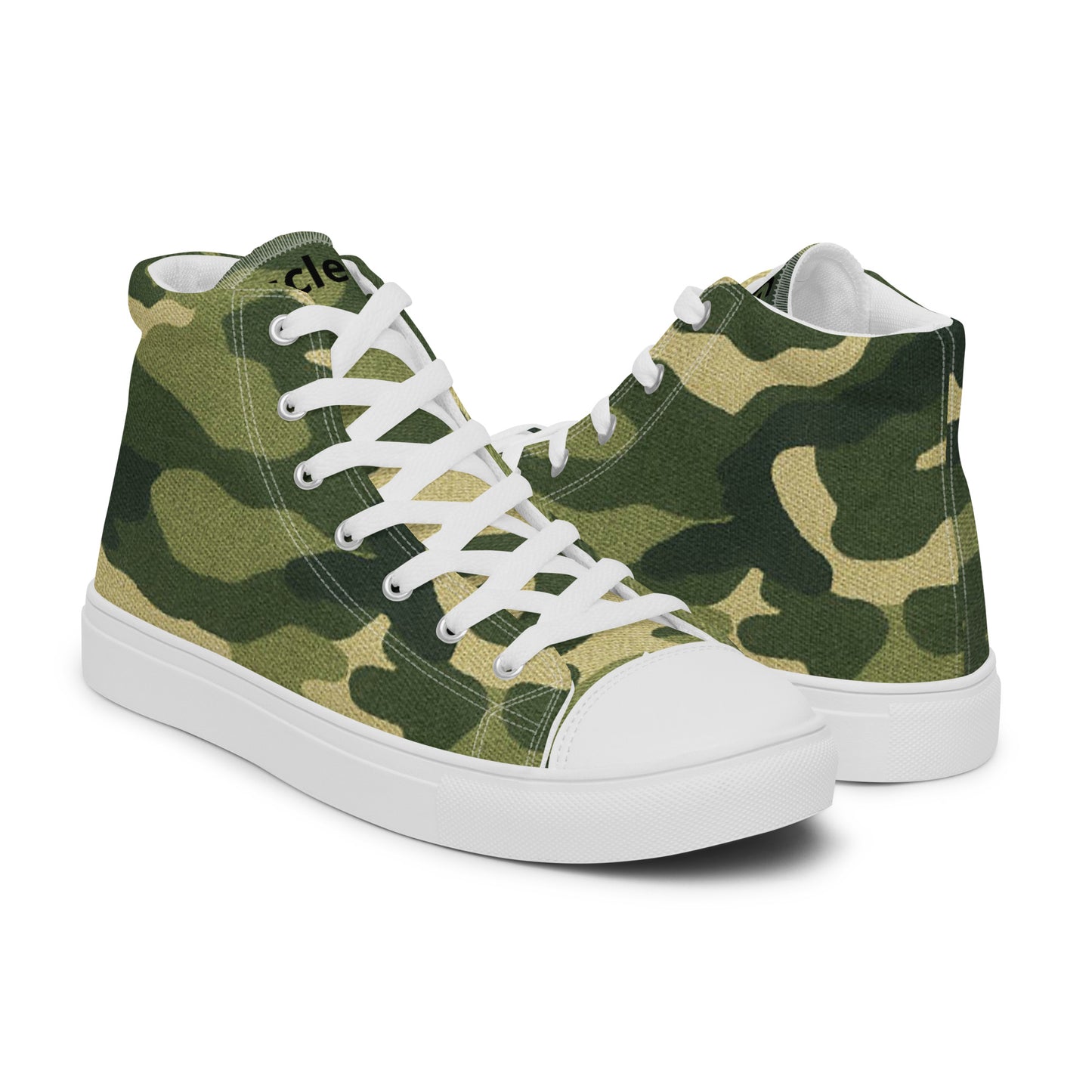 Men’s high top canvas shoes