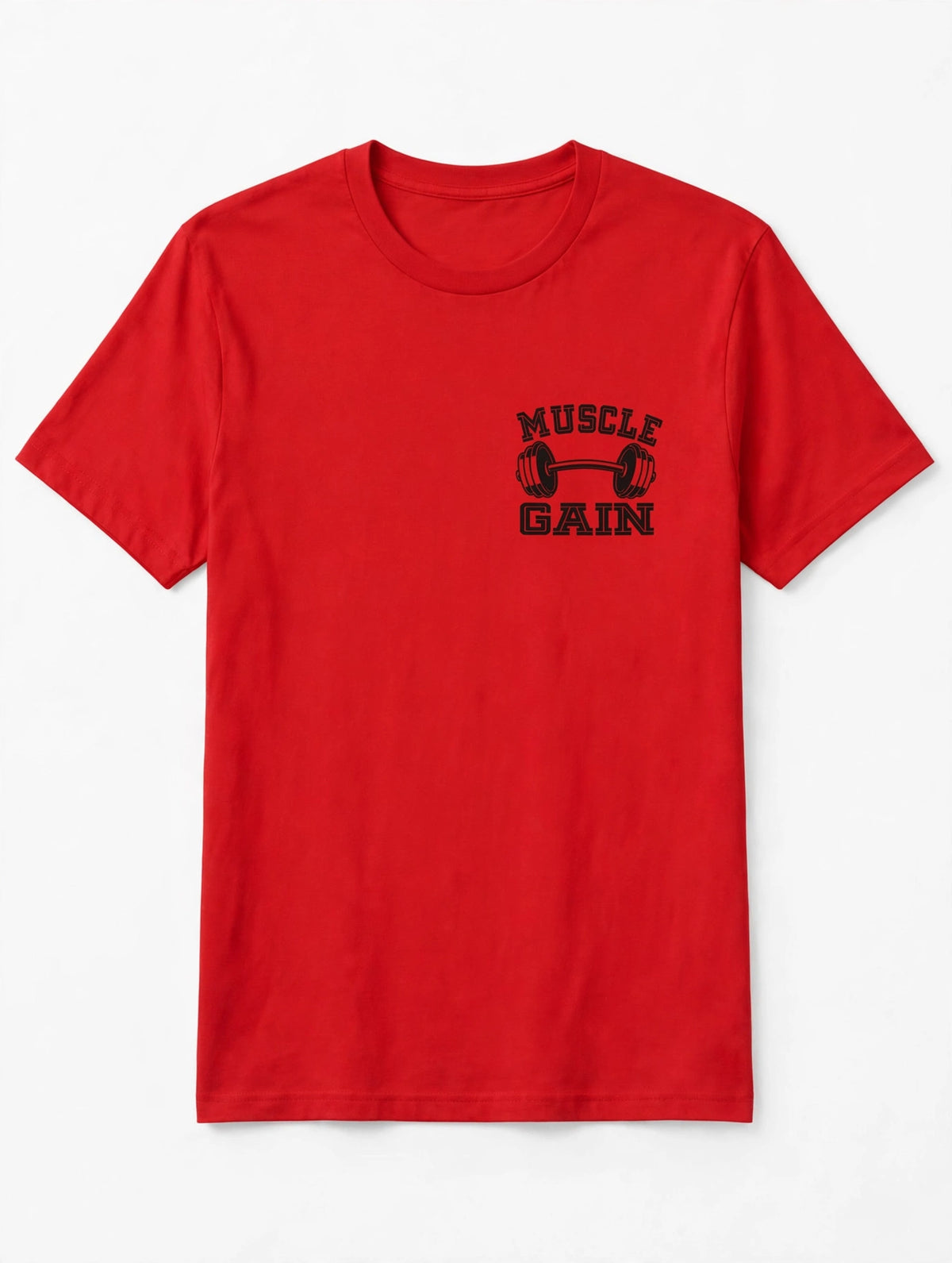 Red muscle gain tee - studio