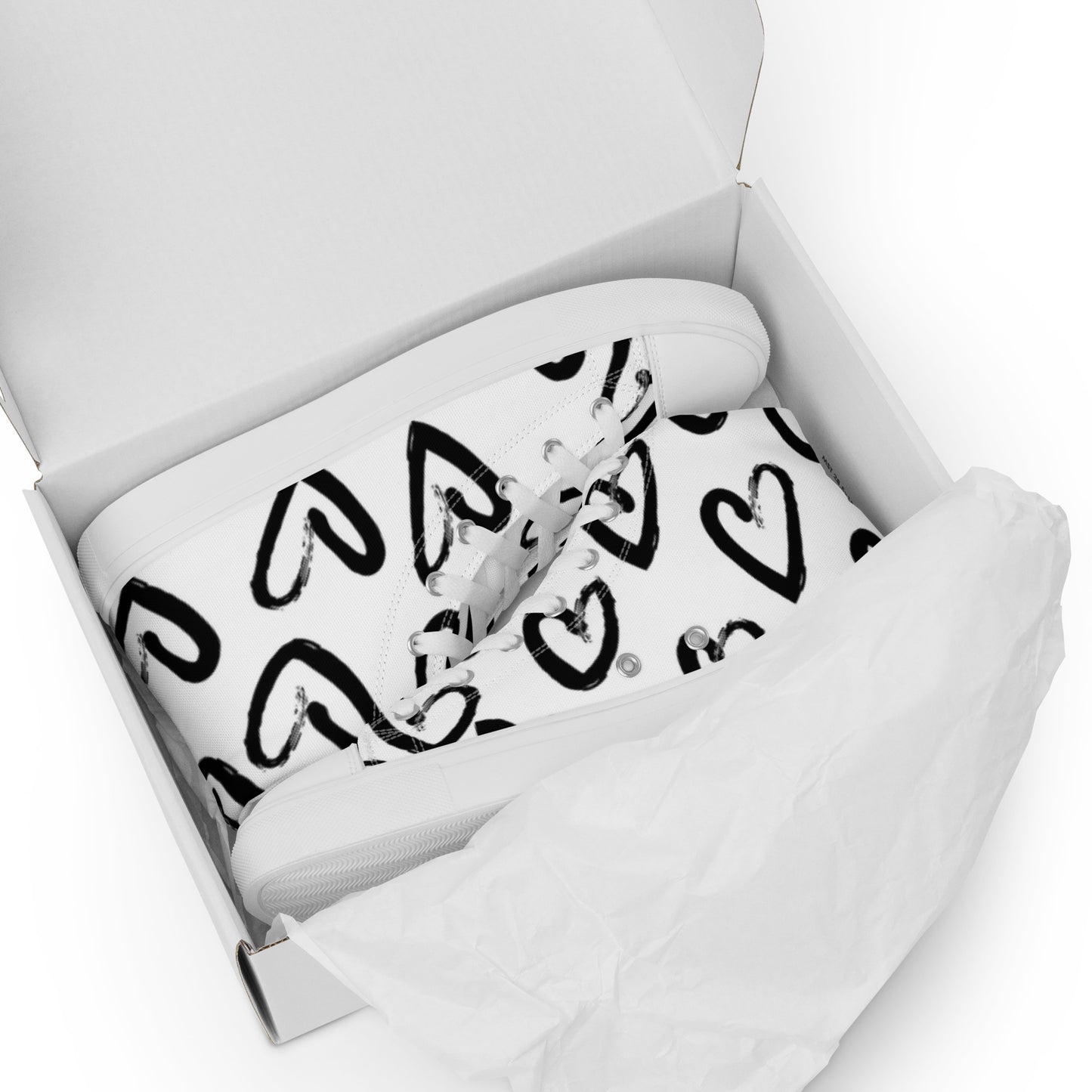 Women’s high top canvas shoes