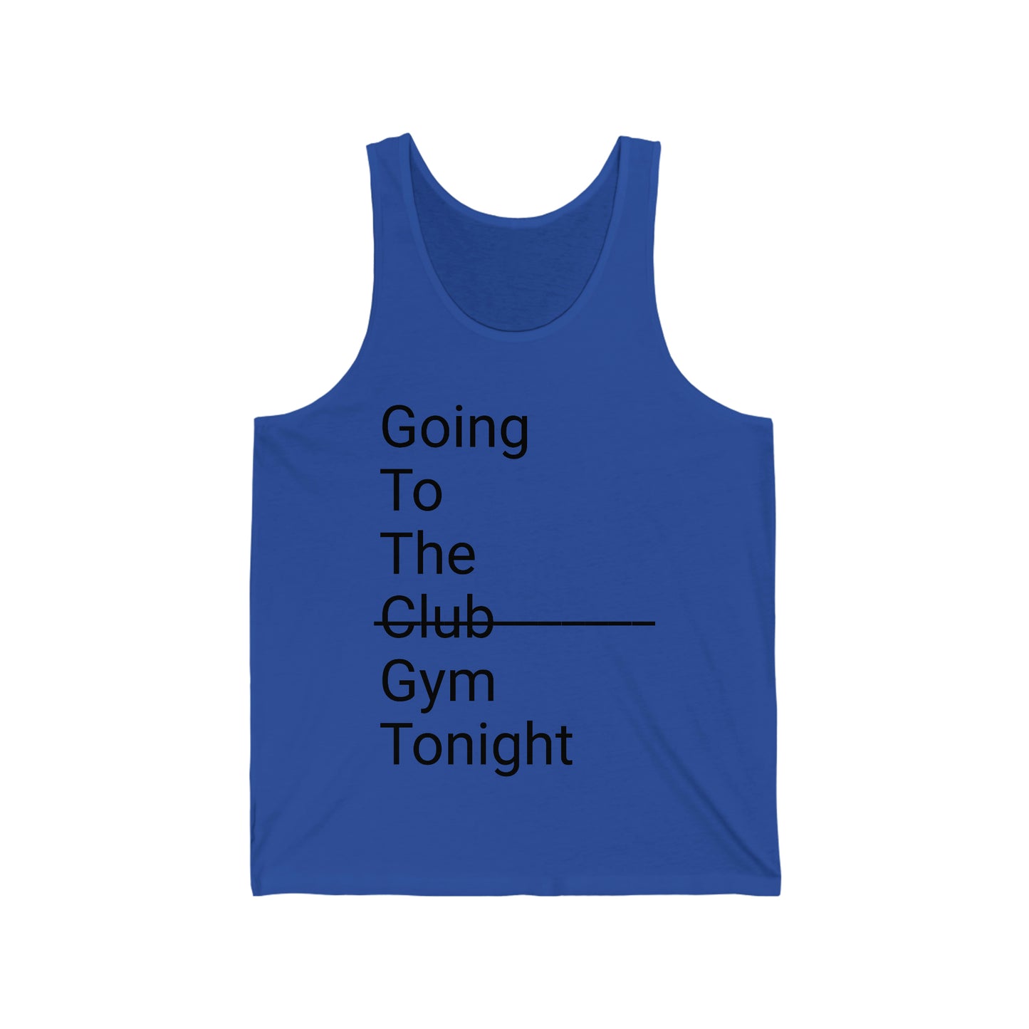 Unisex Jersey Tank