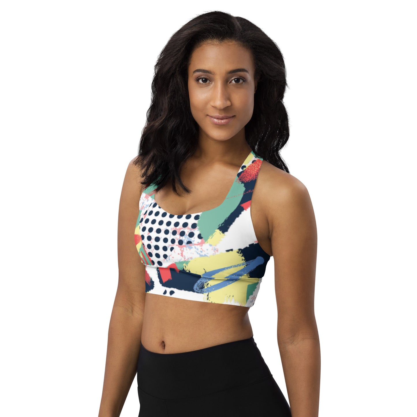 Longline sports bra