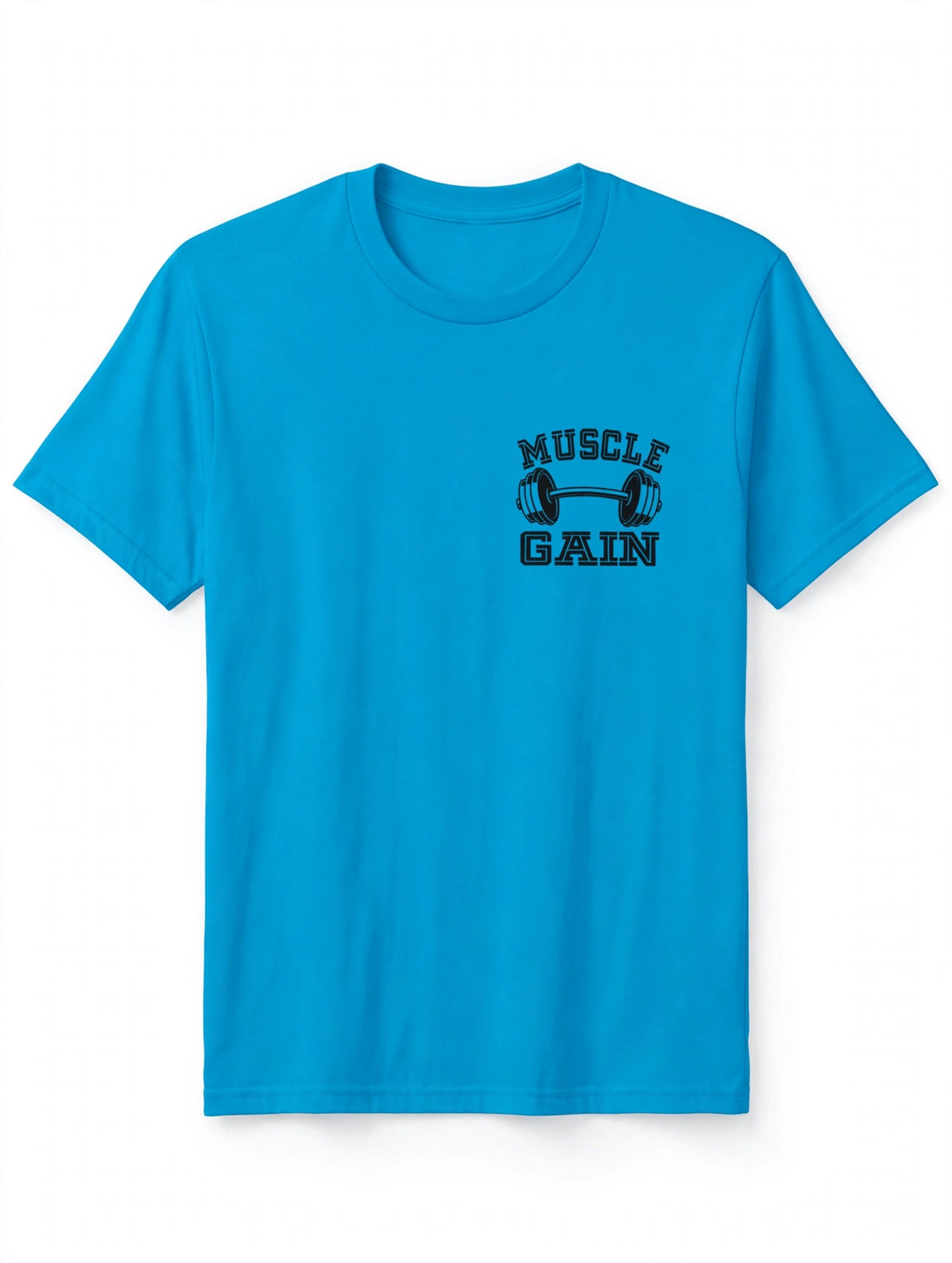 Blue muscle gain tee - studio