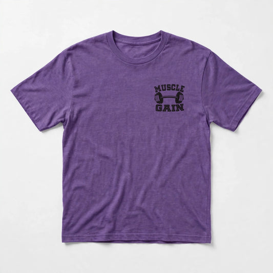 Purple muscle gain tee - studio