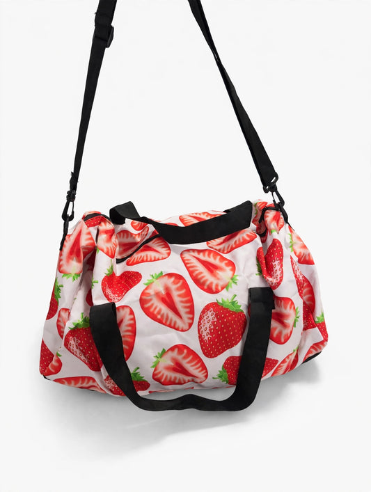 Strawberry gym duffel - studio