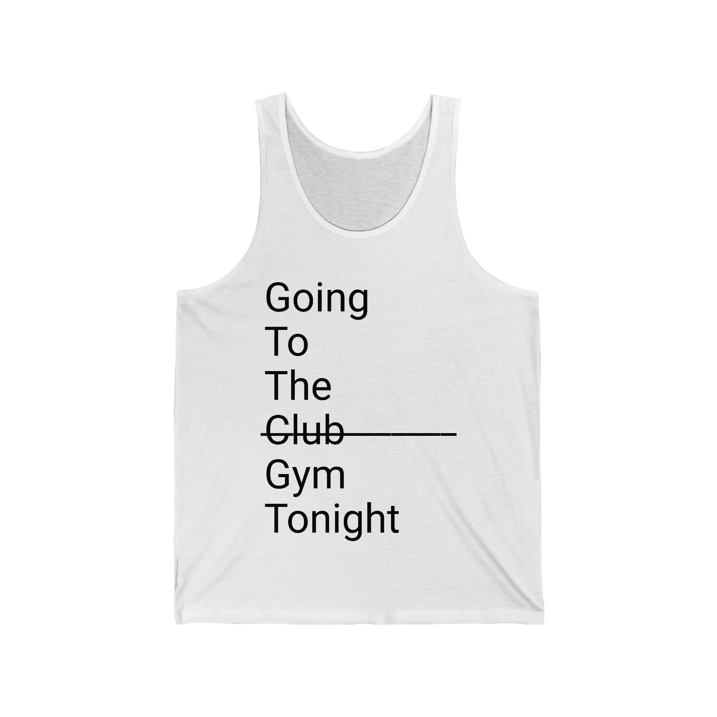 Unisex Jersey Tank