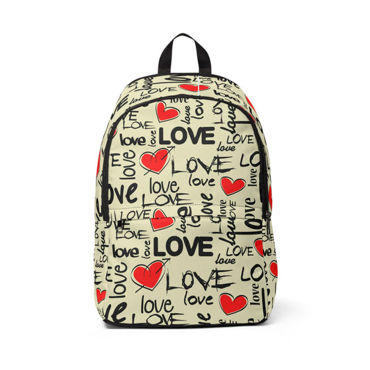 Unisex Fabric Backpack